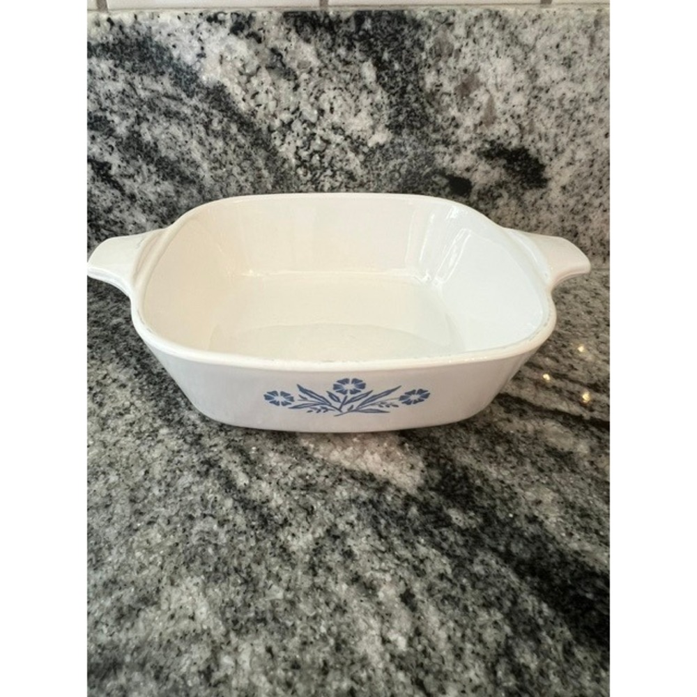 Vintage 1960s CorningWare P-41 Petite Pan (1 ¾ Cup / 14 oz) Blue Cornflower
